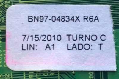 MAIN PARA TV SAMSUNG / NUMERO DE PARTE BN96-15661A / BN41-01477C / BN97-04834X / BN9615661A / PANEL T460HW03 V.J / MODELO LN46C550J1FXZA AA03	 - Imagen 4